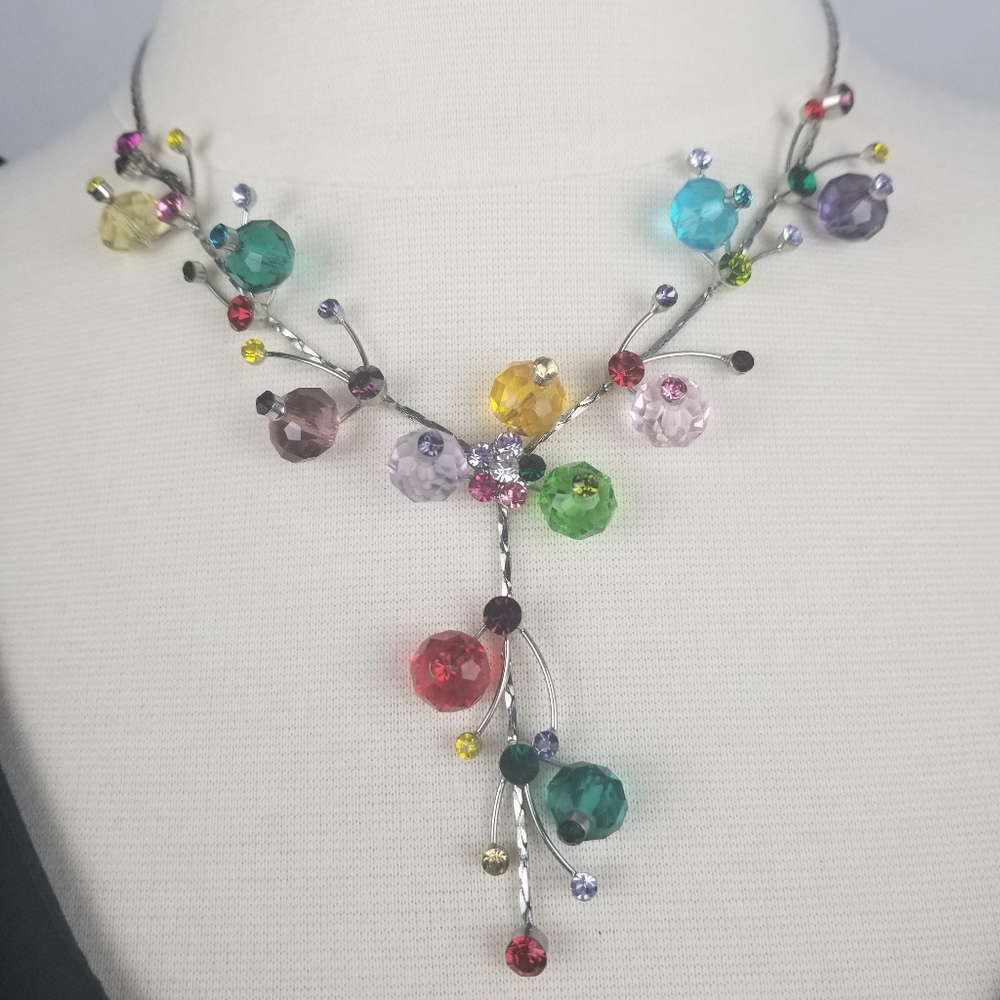💎Eben Multi Color Necklace and Earrings Set